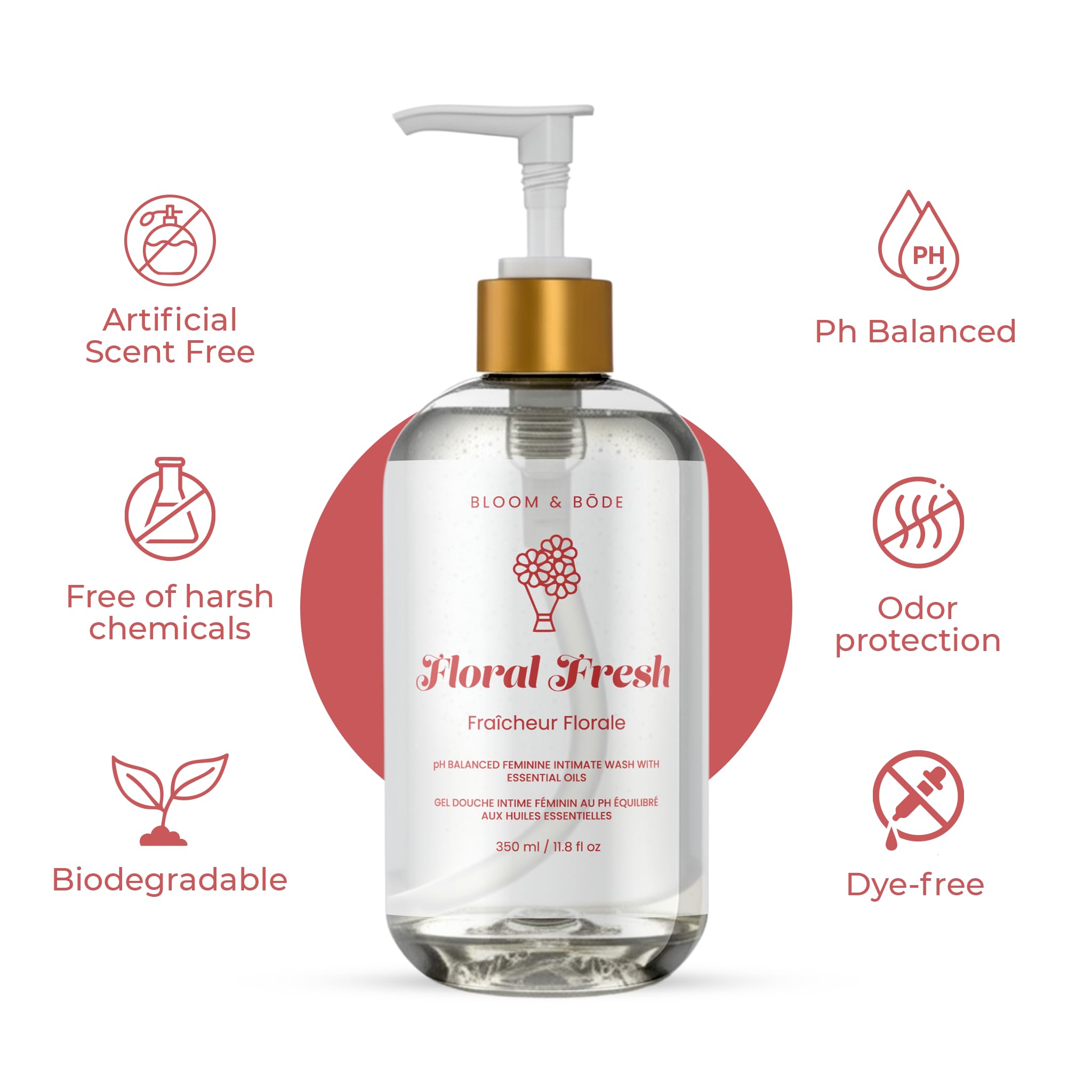 Bloom & Bōde Formulation Douce — texture qui nettoie sans dessécher.