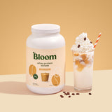 Bloom Nutrition boisson post-entraînement en verre glace, récupération après l’effort