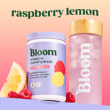 Bloom Nutrition Creatine Monohydrate en poudre, dose précise et dissolution aisée pour pré-entraînement.