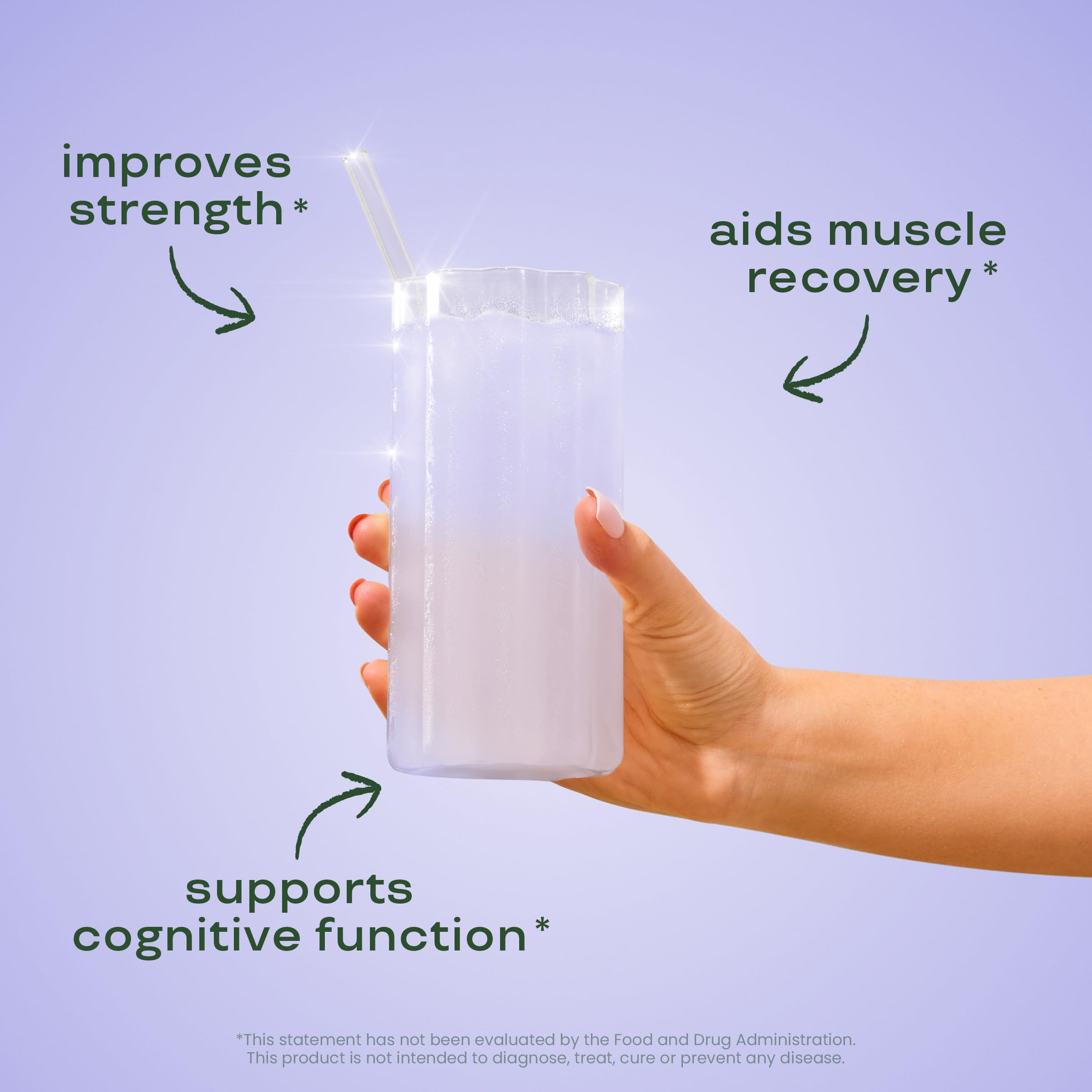 Bloom Nutrition Creatine Monohydrate sans arôme, pratique pour varier les mélanges.