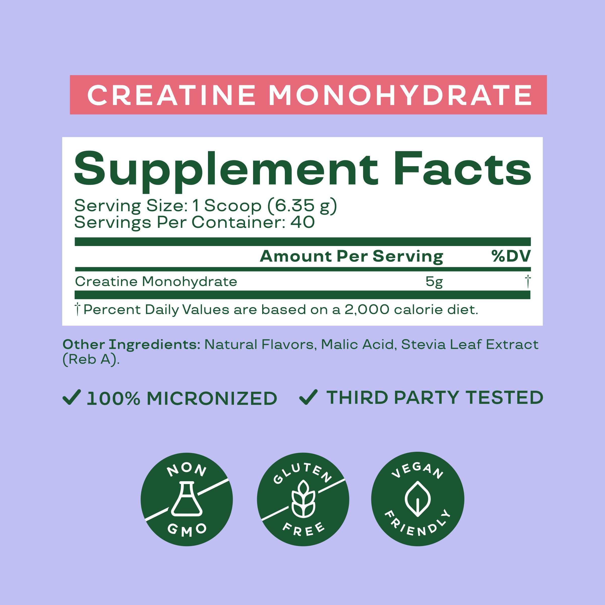 Bloom Nutrition Creatine Monohydrate en poudre, mélange rapide après l'entraînement pour optimiser l'effort.