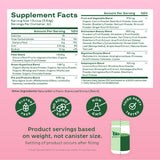 Bloom Nutrition emballage 60 portions, routine quotidienne simplifiée.