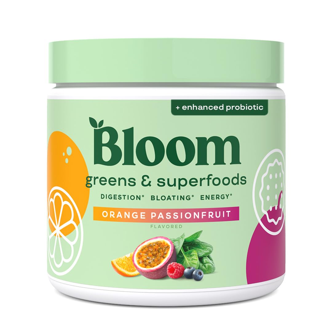 Bloom Nutrition Greens, dose quotidienne, pratique pour intégrer votre routine bien-être.