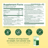Bloom Nutrition Greens poudre enzymes digestives pour digestion plus confortable.