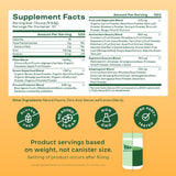 Bloom Nutrition Greens Poudre Ingrédients Naturels: mélange sain pour smoothie rapide.
