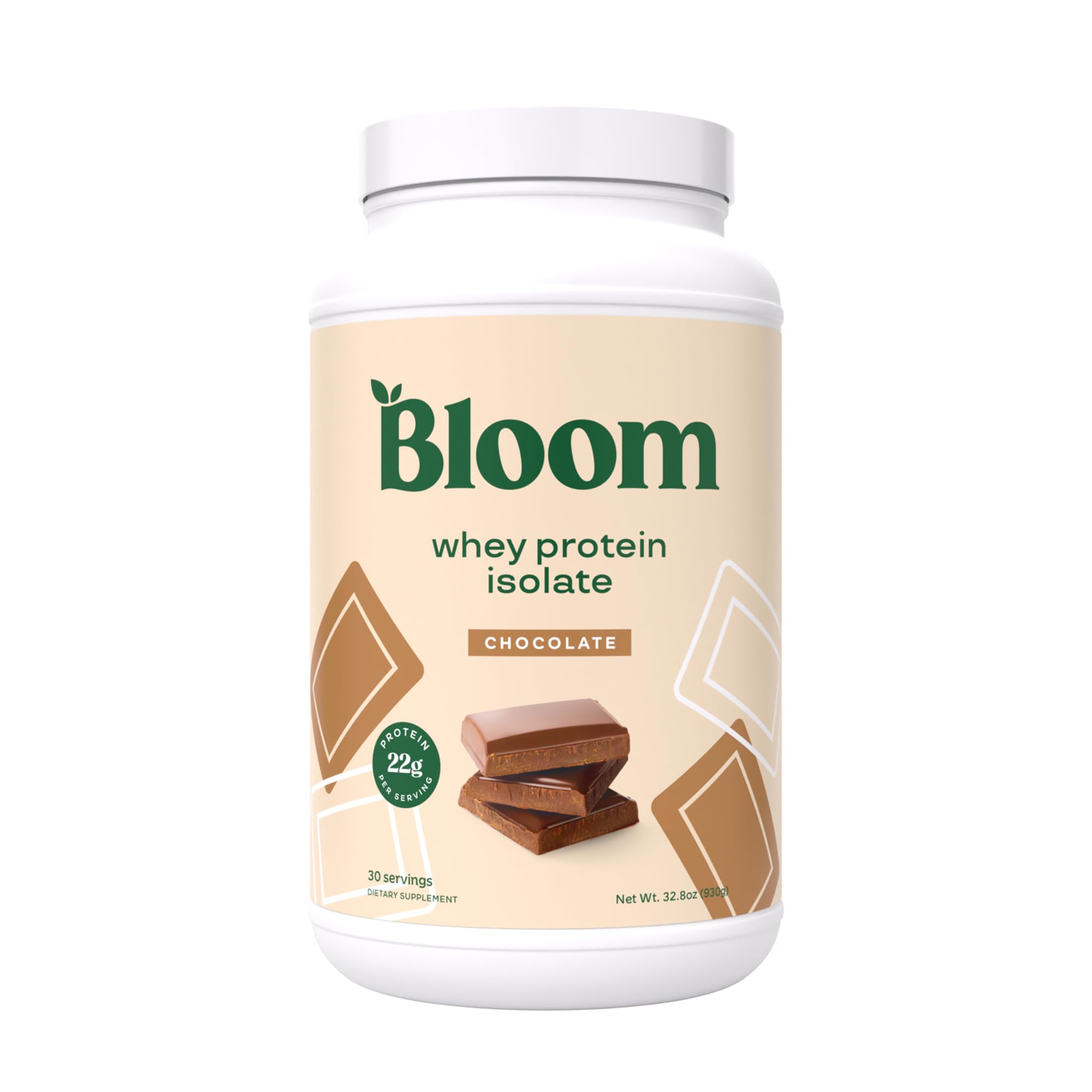 Bloom Nutrition Whey Isolate Chocolat - Bouteille prête pour la récupération après entraînement.