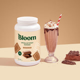 Bloom Nutrition Whey Isolate Chocolat - Shaker pour mélanger facilement votre shake post-entraînement.