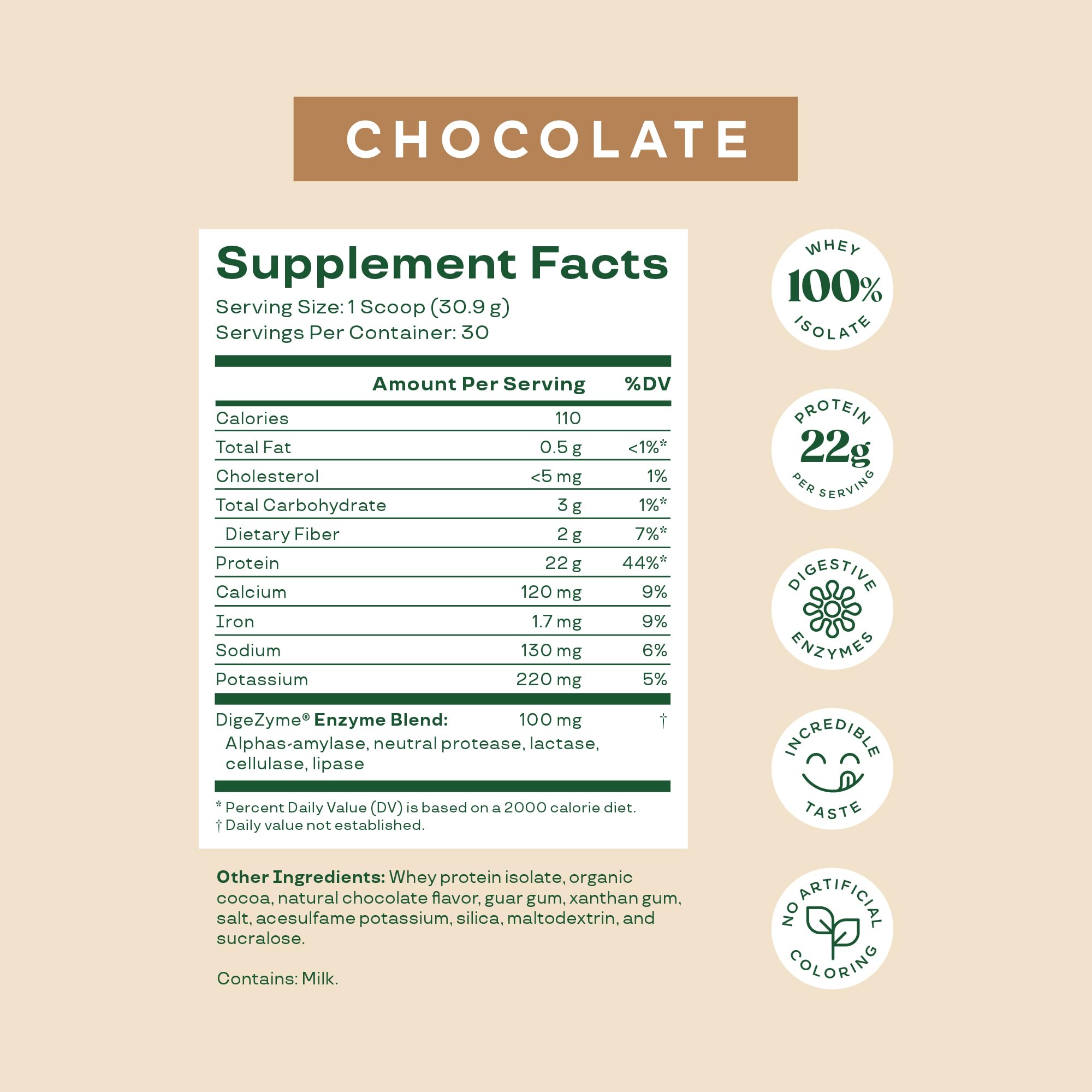 Bloom Nutrition Whey Isolate Chocolat - Verre-mélange pratique pour savourer un shake onctueux.