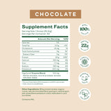 Bloom Nutrition Whey Isolate Chocolat - Verre-mélange pratique pour savourer un shake onctueux.