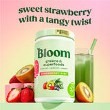 Bloom Nutrition Poudre — goût fraise kiwi, saveur fruitée et rafraîchissante.