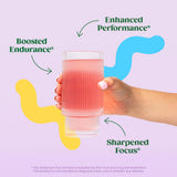 Bloom Nutrition Pre Workout, poudre énergie sans sucre ajouté, goût agréable.