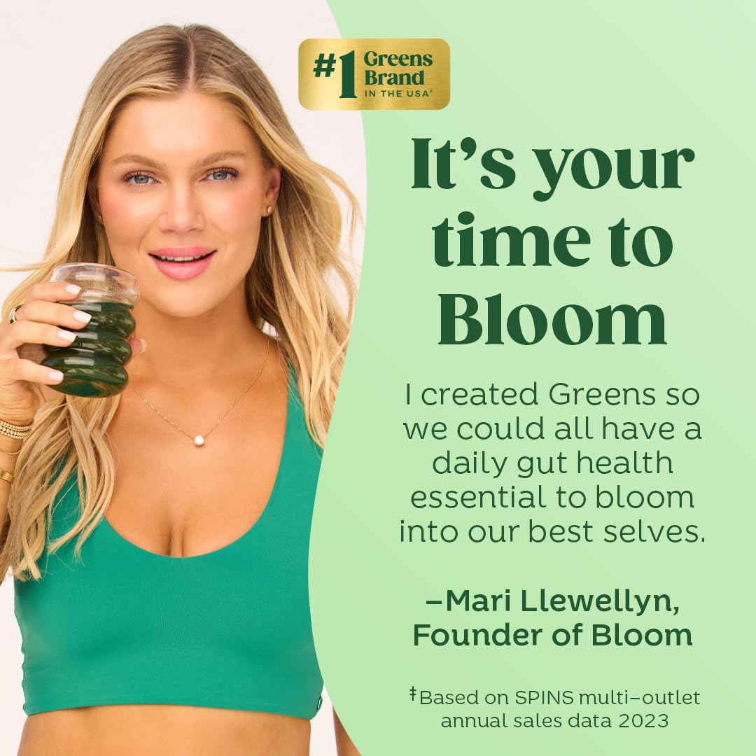 Bloom Nutrition – prébiotiques et fibres, soutien potentiel à une alimentation équilibrée.