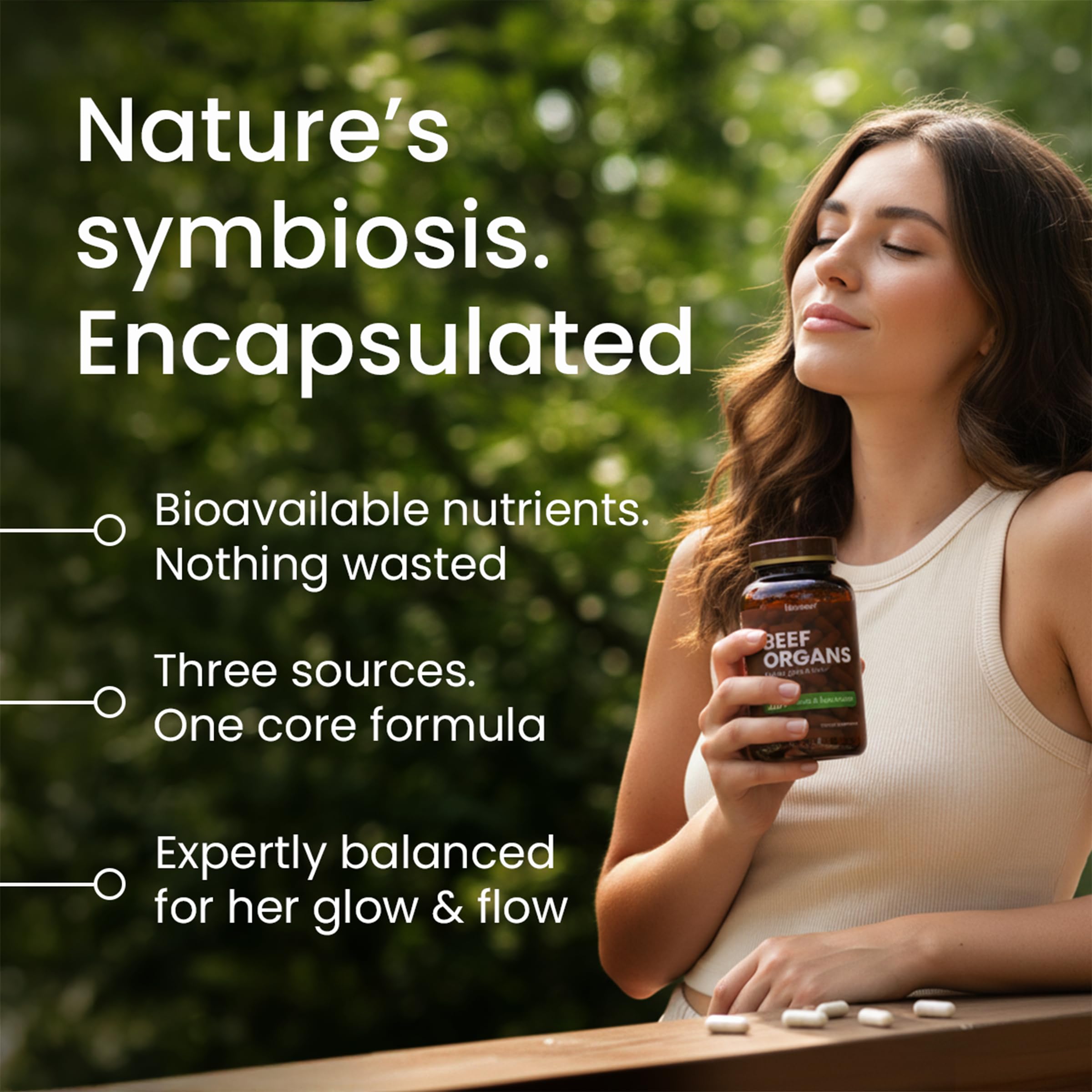 Bloomeo – Super-aliments feuilles et fruits, antioxydants et éclat naturel de la peau.