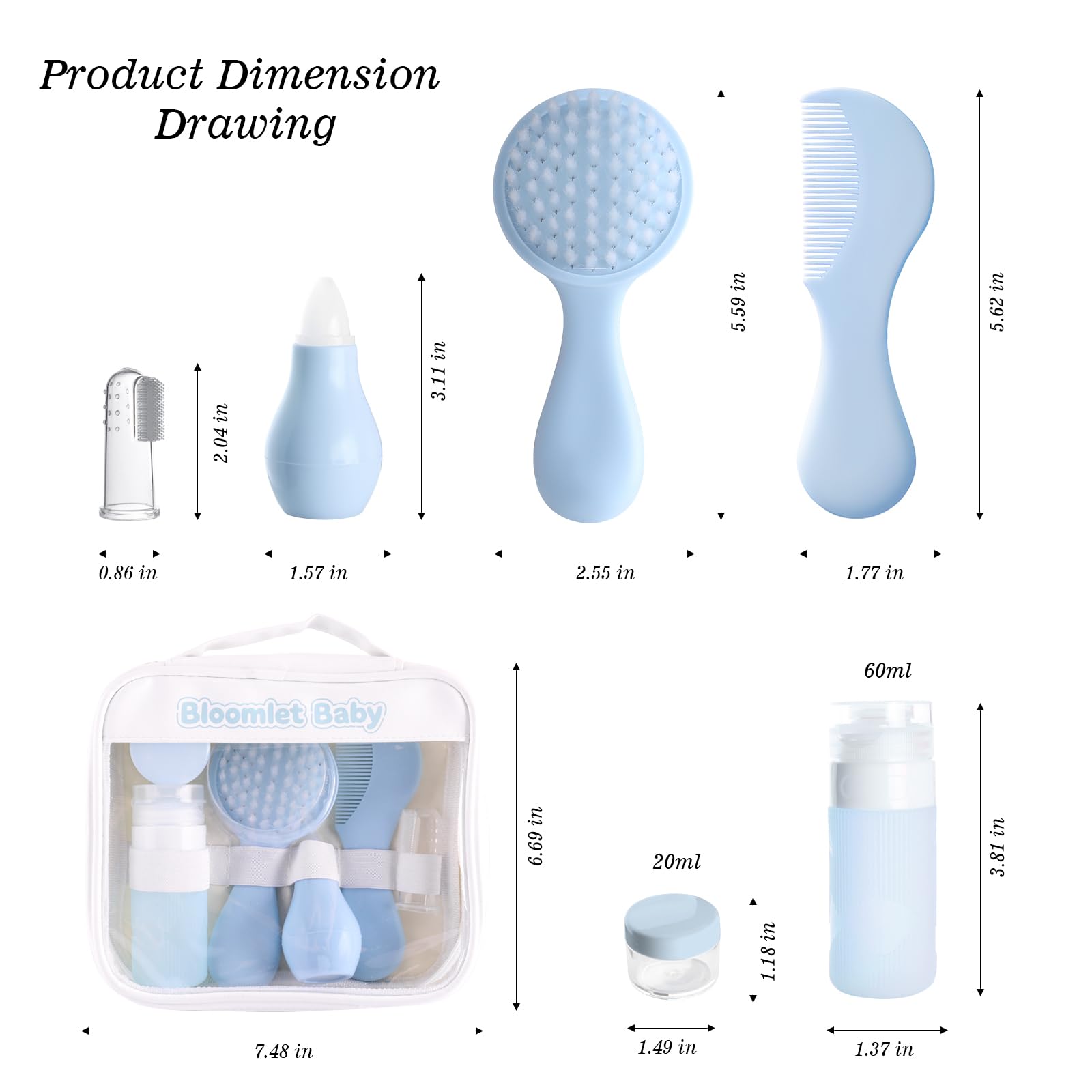 Bloomlet Bebe Sac Voyage Compact: rangement facile pour les essentiels