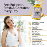 Bloomody: gommes probiotiques vaginales soutenant la flore naturelle et le confort intime.