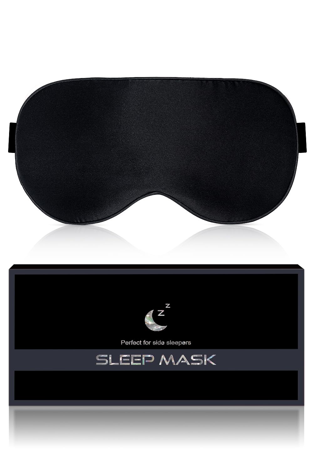 BLSSNZ masque sommeil en soie de mûrier noir pour dormir paisiblement