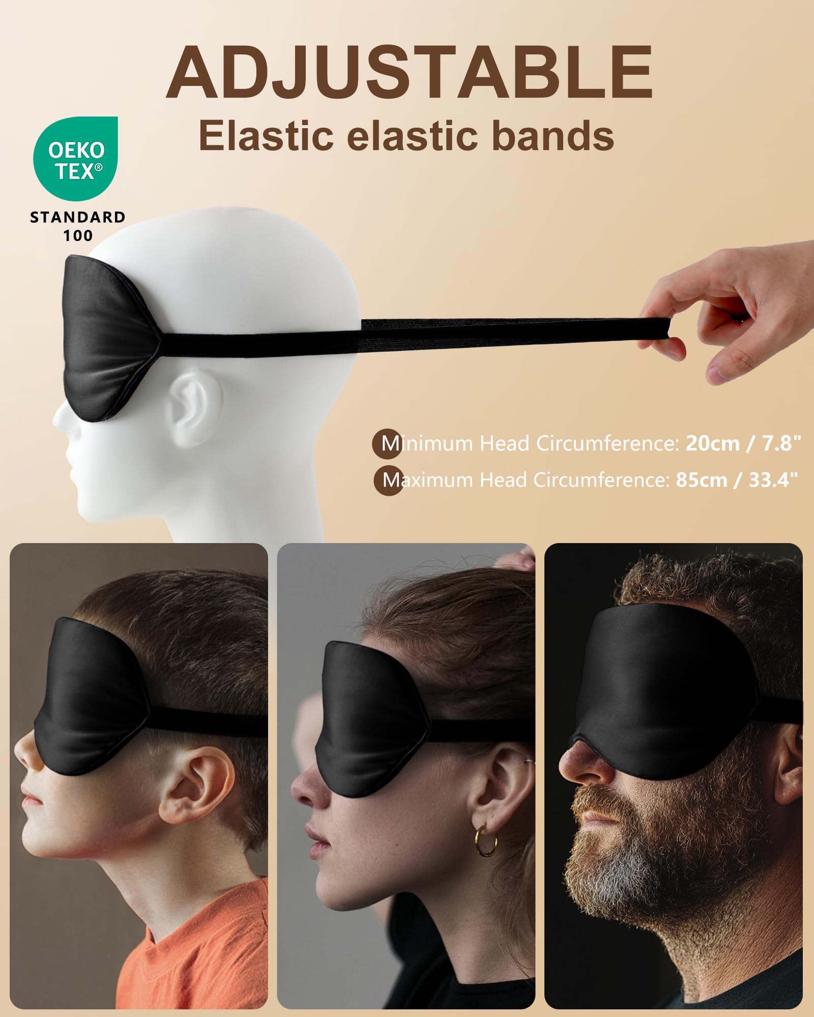 Parfait pour le voyage, ce masque BLSSNZ bloque la lumière et favorise le repos