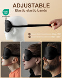 Parfait pour le voyage, ce masque BLSSNZ bloque la lumière et favorise le repos