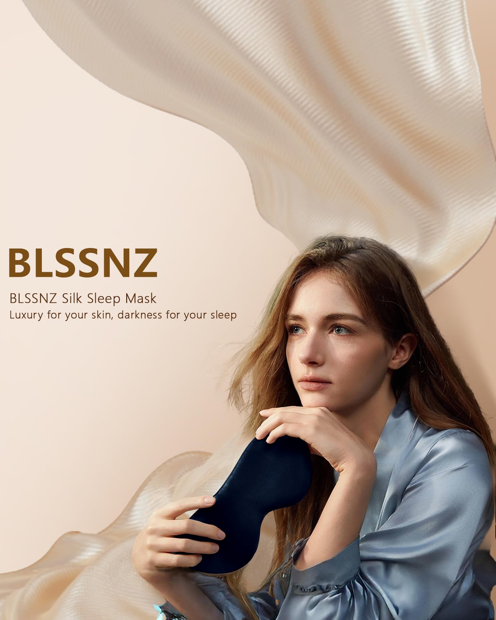 BLSSNZ masque yeux cadeau élégant avec emballage soigné inclus.