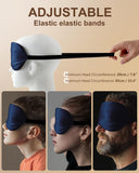 BLSSNZ masque yeux grande taille, réduit les fuites de lumière pour mieux dormir.