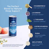 Blue Bear Lavande et Ashwagandha: infusion non gazeuse favorisant un calme propice au sommeil.