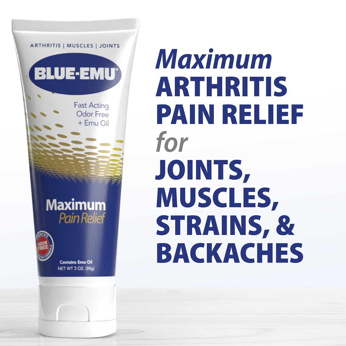 BLUE-EMU Crème formule-sans-odeur, discrète au quotidien