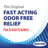 BLUE-EMU Crème Original - massage sur les muscles après l'entraînement, sensation apaisante.