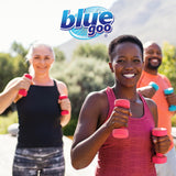 Blue Goo Crème-pre-entrainement: idéal pour échauffer et gagner en mobilité.
