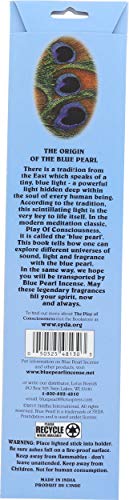 Blue Pearl Classic Fragrance Incense bâtonnets en tube pour diffusion durable.