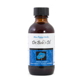 Dr Bob huile médicamenteuse Blue Poppy – bouteille prête pour un massage relaxant et apaisant.