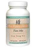 Blue Poppy Tian Ma Gou Teng Yin, bouteille de 120 capsules pour un équilibre quotidien.