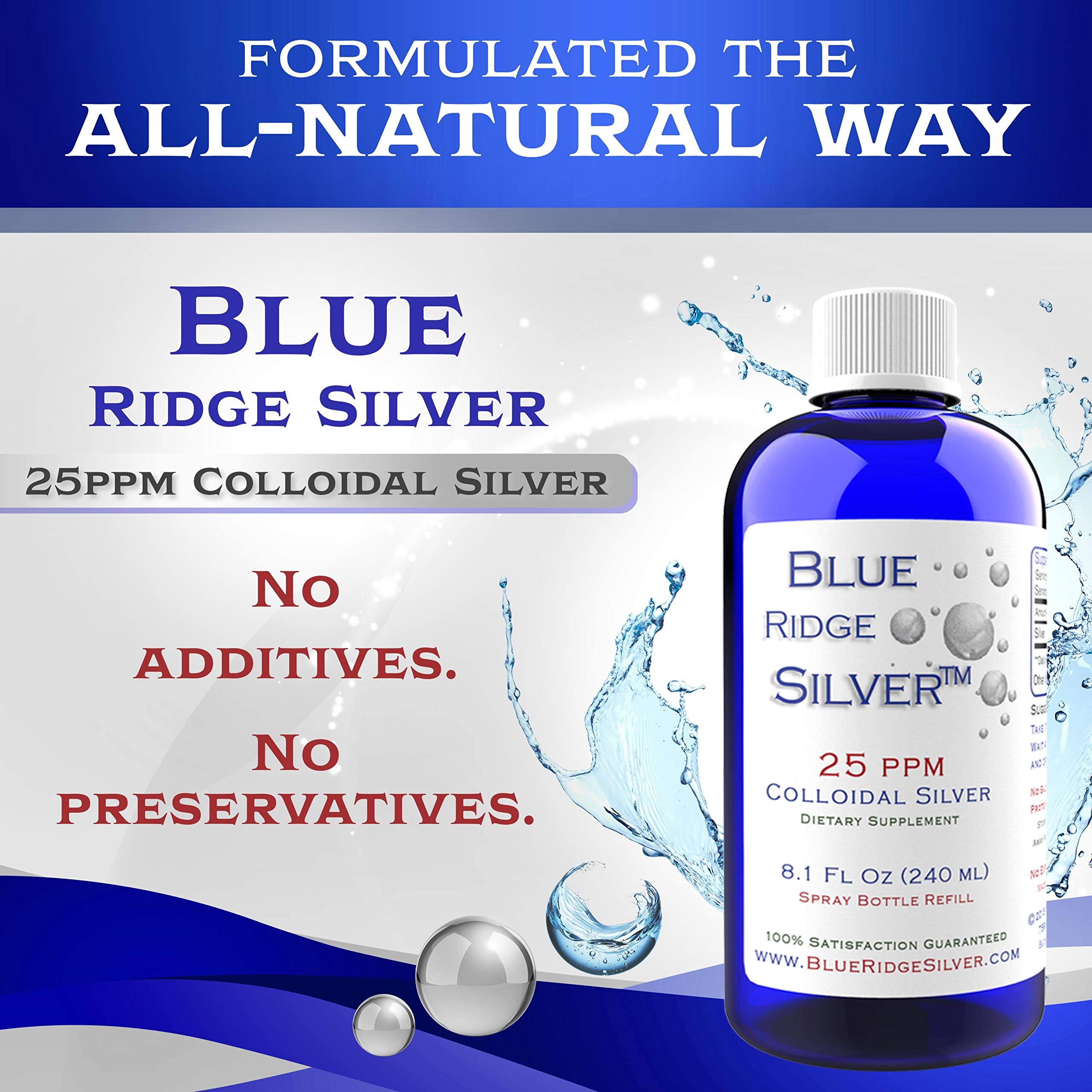 Contrôle qualité Blue Ridge Silver pour une norme fiable.