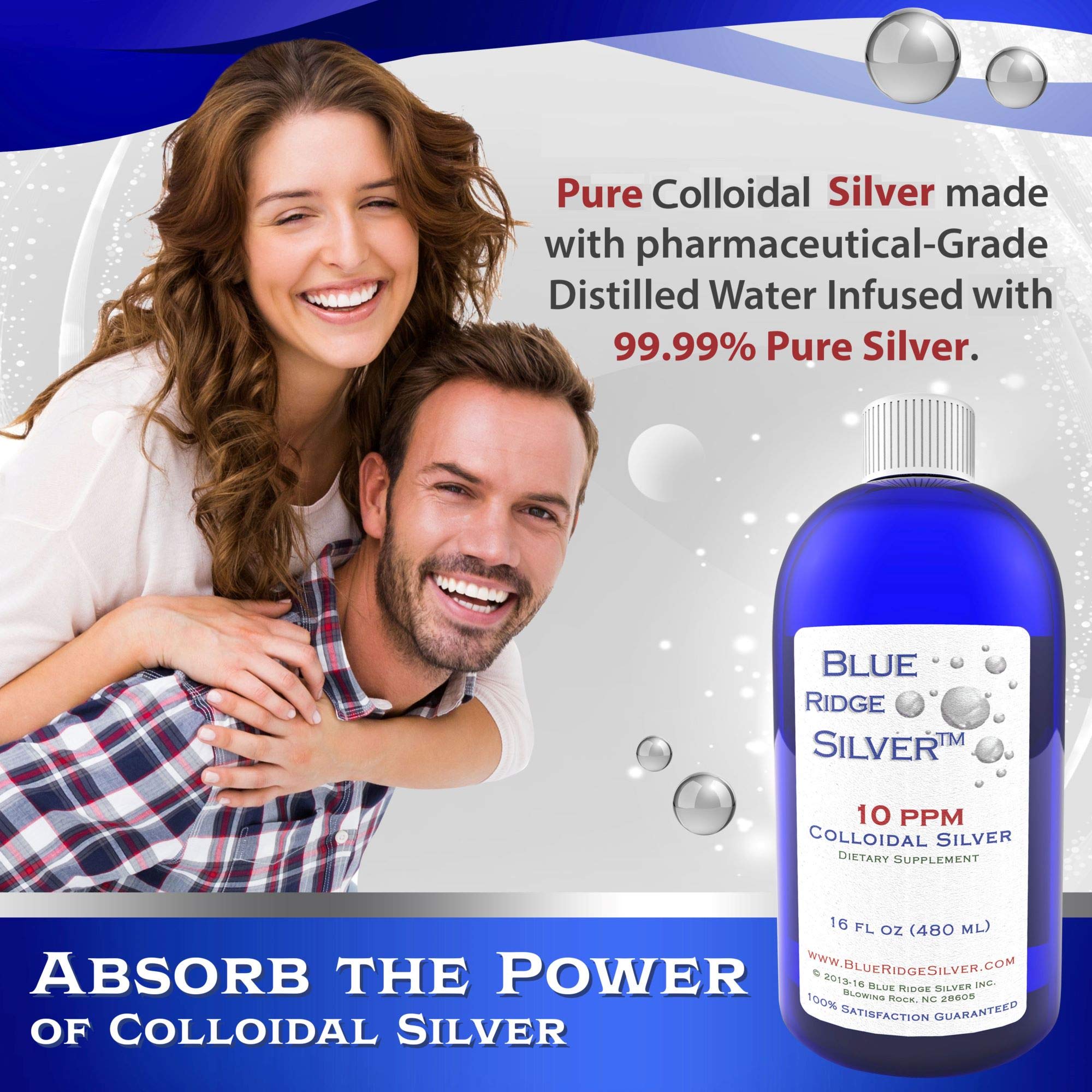 Blue Ridge Silver — Verre cristal, présentation pure et fiable.