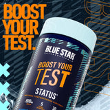 Blue Star Status – Ashwagandha, visuel sur l’ingrédient clé pour la gestion du stress