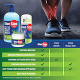 Blue Stop Max pack de 3 bouteilles pratique pour maison et sport