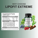 BLUE VIBE Lipofit Extreme – bouteille 60 capsules, format pratique.