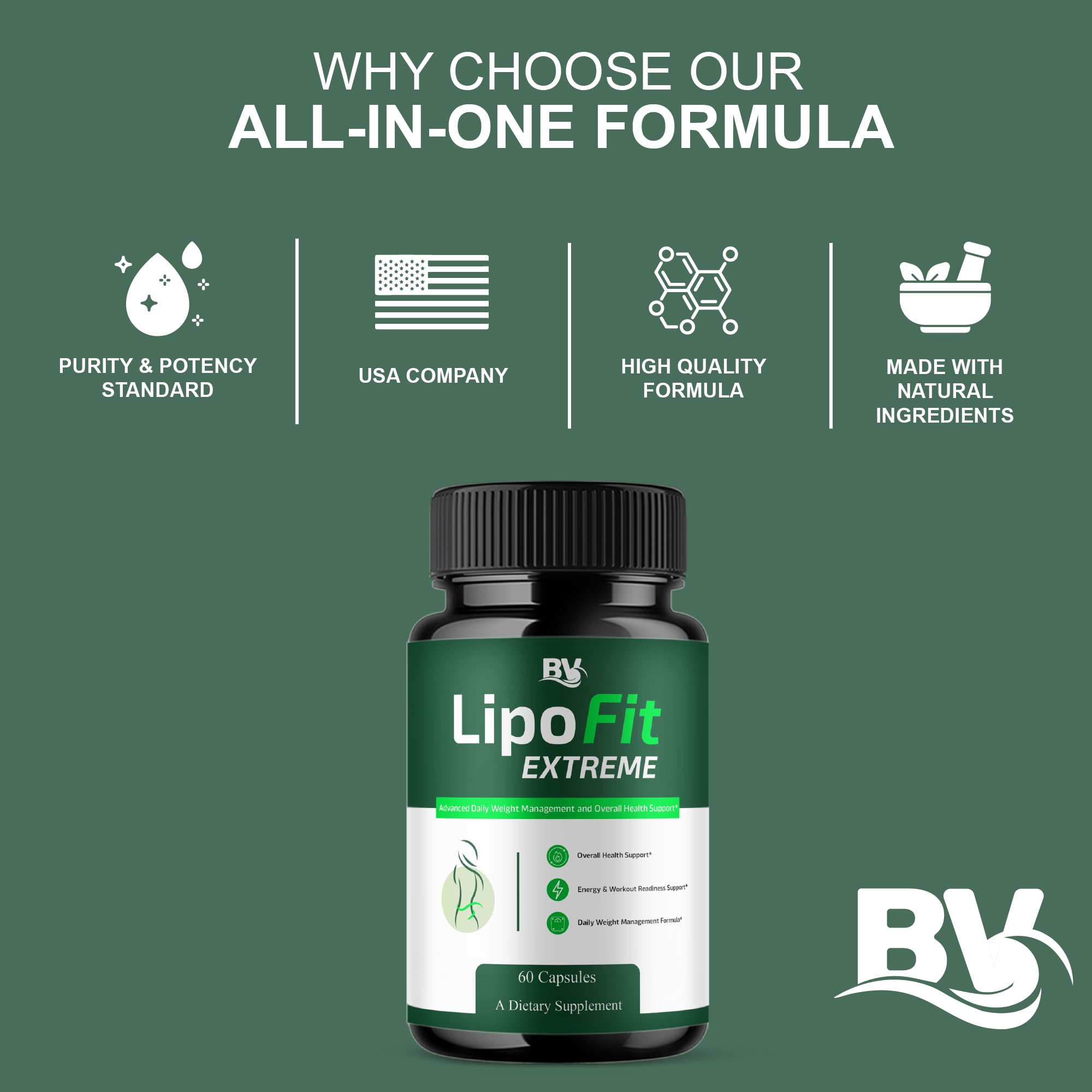 BLUE VIBE Lipofit Extreme – emballage simple, sans additifs.