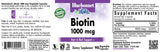BlueBonnet Biotine 1000 mcg, emballage pratique pour une routine beauté quotidienne.