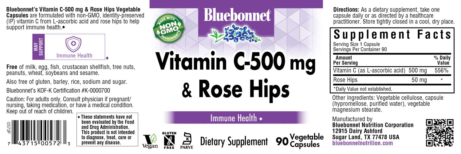 Bluebonnet capsules végétales, protection immunitaire potentielle au quotidien.