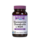 BlueBonnet Glucosamine-Chondroitine-MSM dans une bouteille pratique au quotidien.