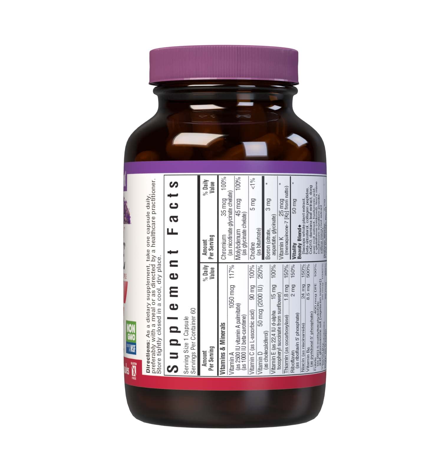 BlueBonnet Ladies’ One 40+ – Formule favorisant énergie et vitalité au quotidien.