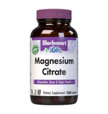 BlueBonnet Magnésium Citrate 400 mg caplets dans la bouteille, soutien potentiel énergie