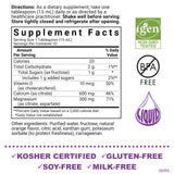 Étiquette BlueBonnet montrant calcium citrate et magnésium citrate pour une utilisation informée.