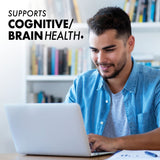 Étiquette BlueBonnet indiquant DHA 1000 mg et EPA 210 mg.