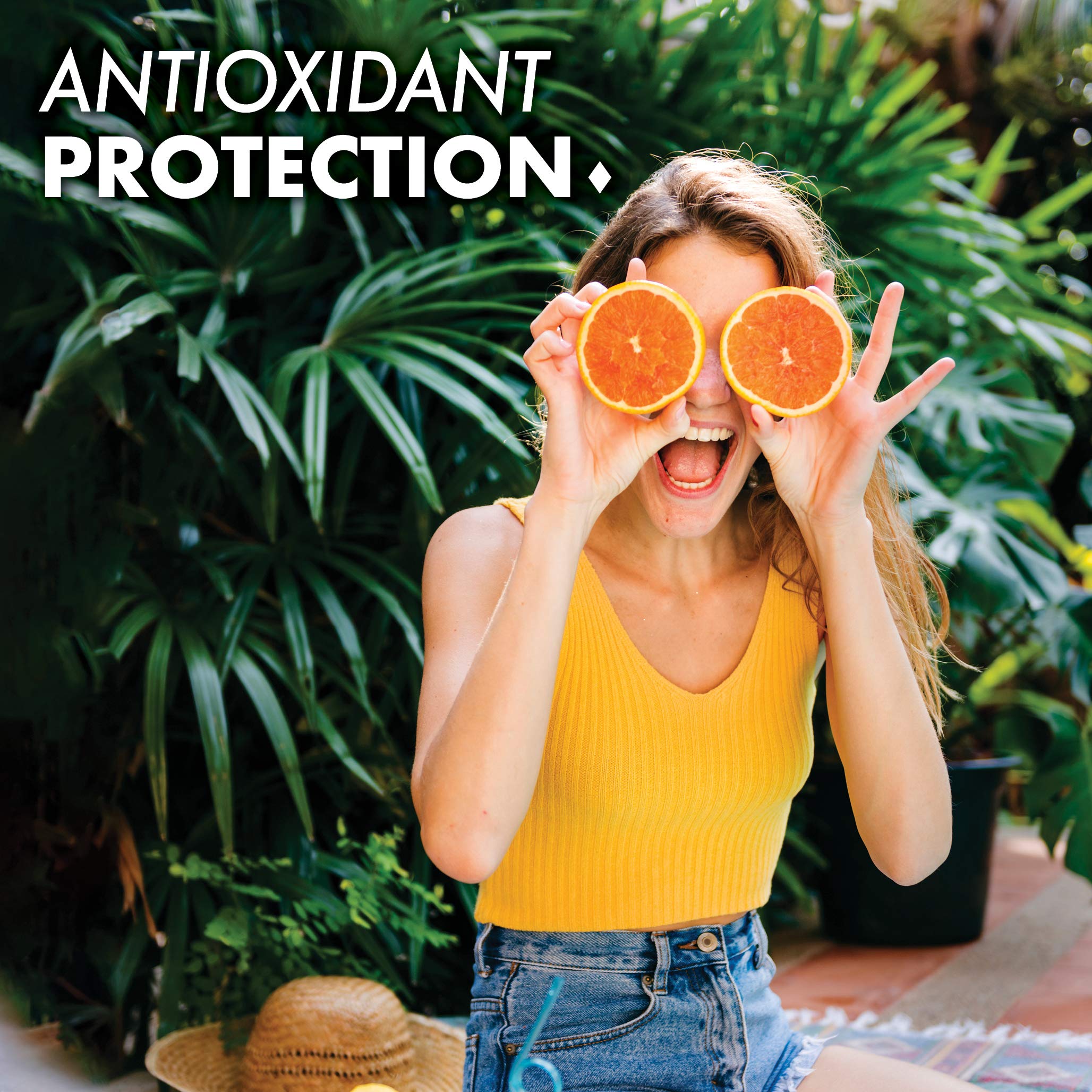 Bluebonnet Vitamin C 1000 mg – contenant sans allergènes et adapté au végan.