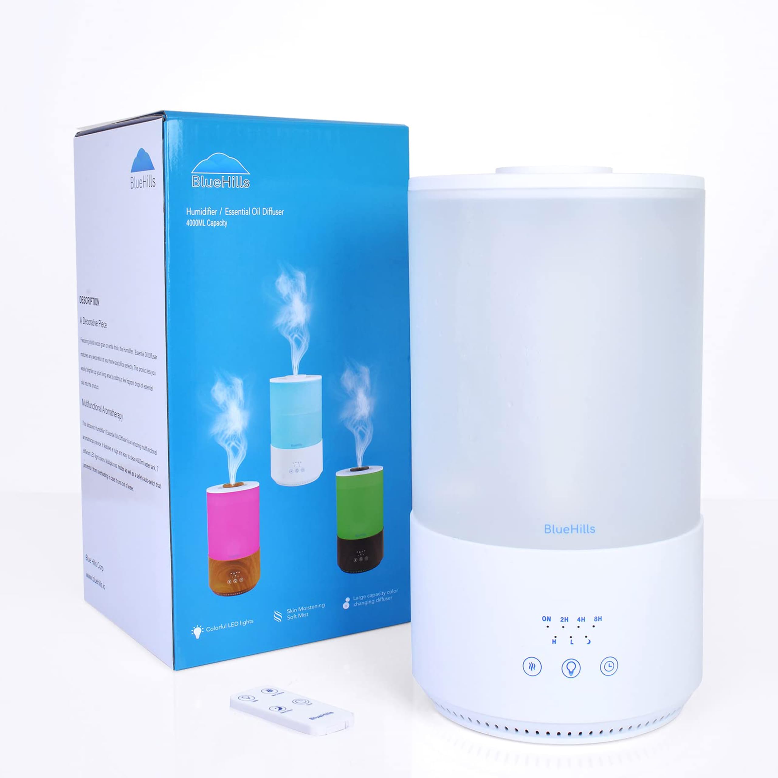 BlueHills Diffuseur – brume réglable selon l'atmosphère souhaitée.