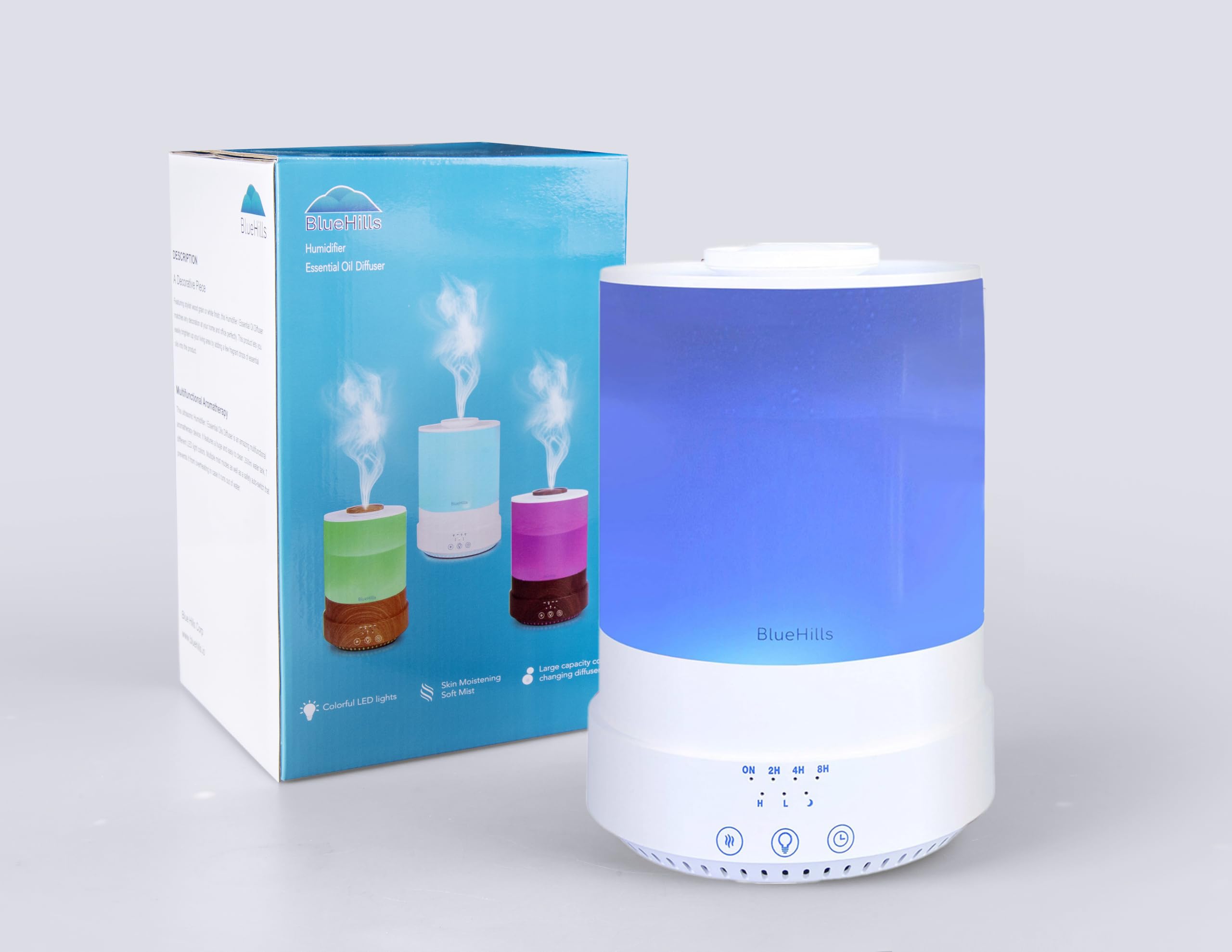 BlueHills diffuseur-huiles-essentielles-capteur-niveau-eau assure sécurité et autonomie
