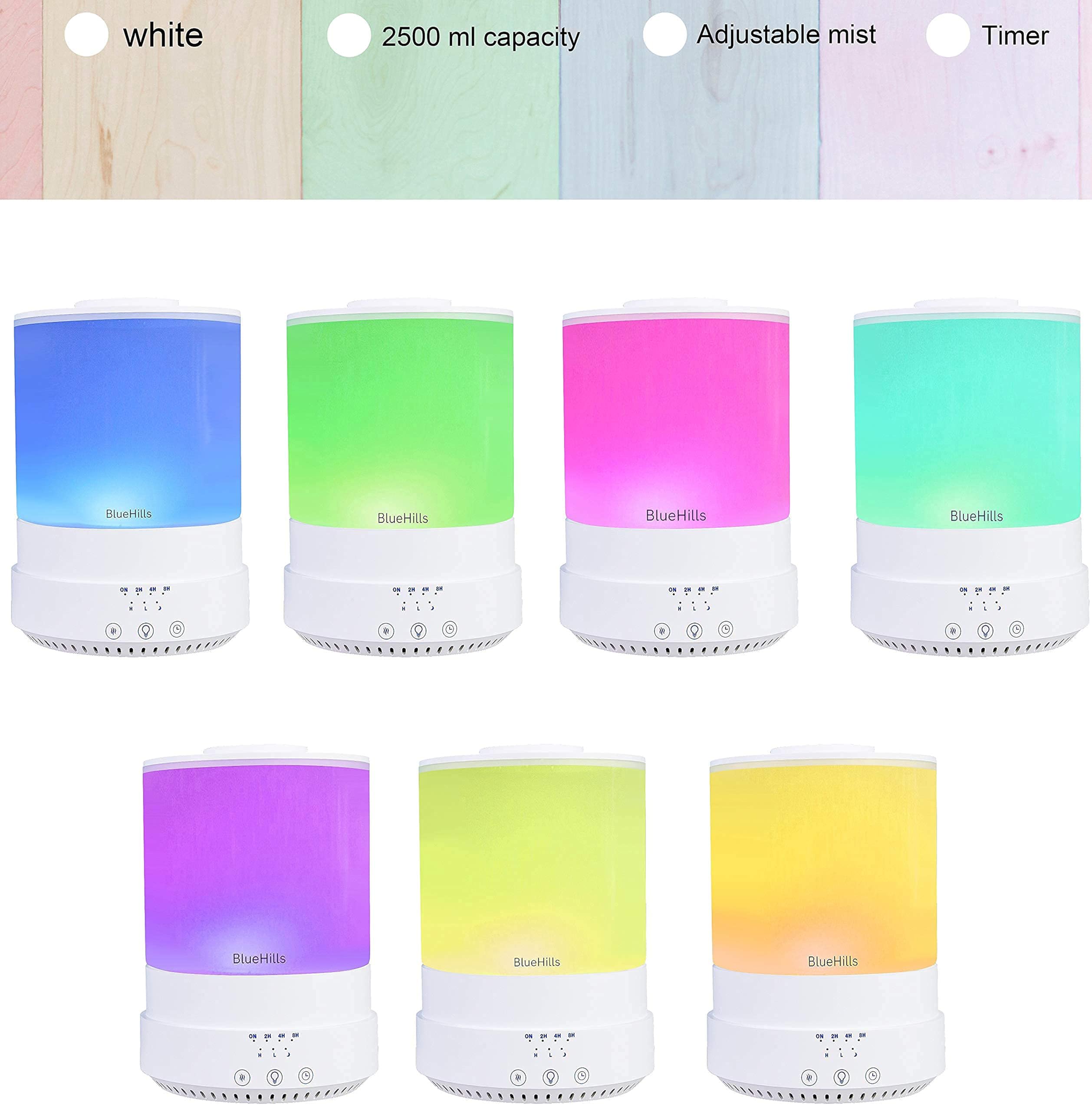 BlueHills diffuseur-huiles-essentielles-usage-grandes-pieces convients pour salons et chambres