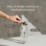 Blueprint Bryan Johnson, collagène en poudre pour smoothies, sans grumeaux.