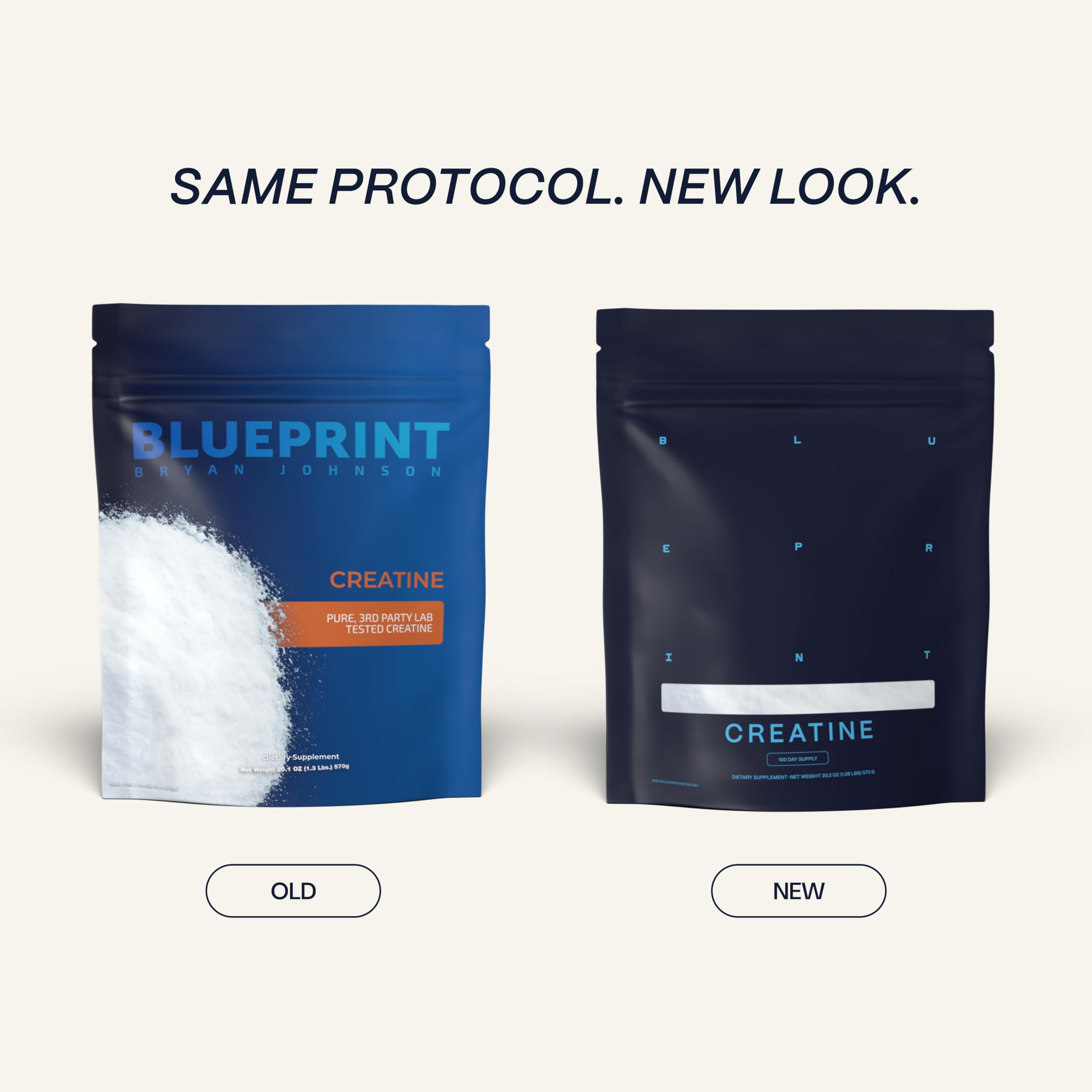 Poudre micronisée Blueprint Bryan Johnson Creatine se mélange facilement.